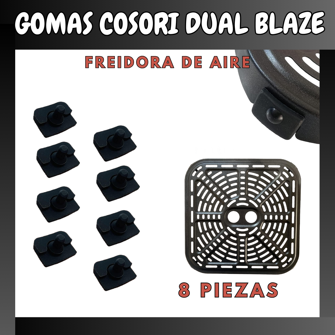 Gomas de repuesto para Cosori Dual Blaze ( 8 unidades ) Reemplazo gomas  Cosori – Digital Goods - Tienda de accesorios freidora de aire