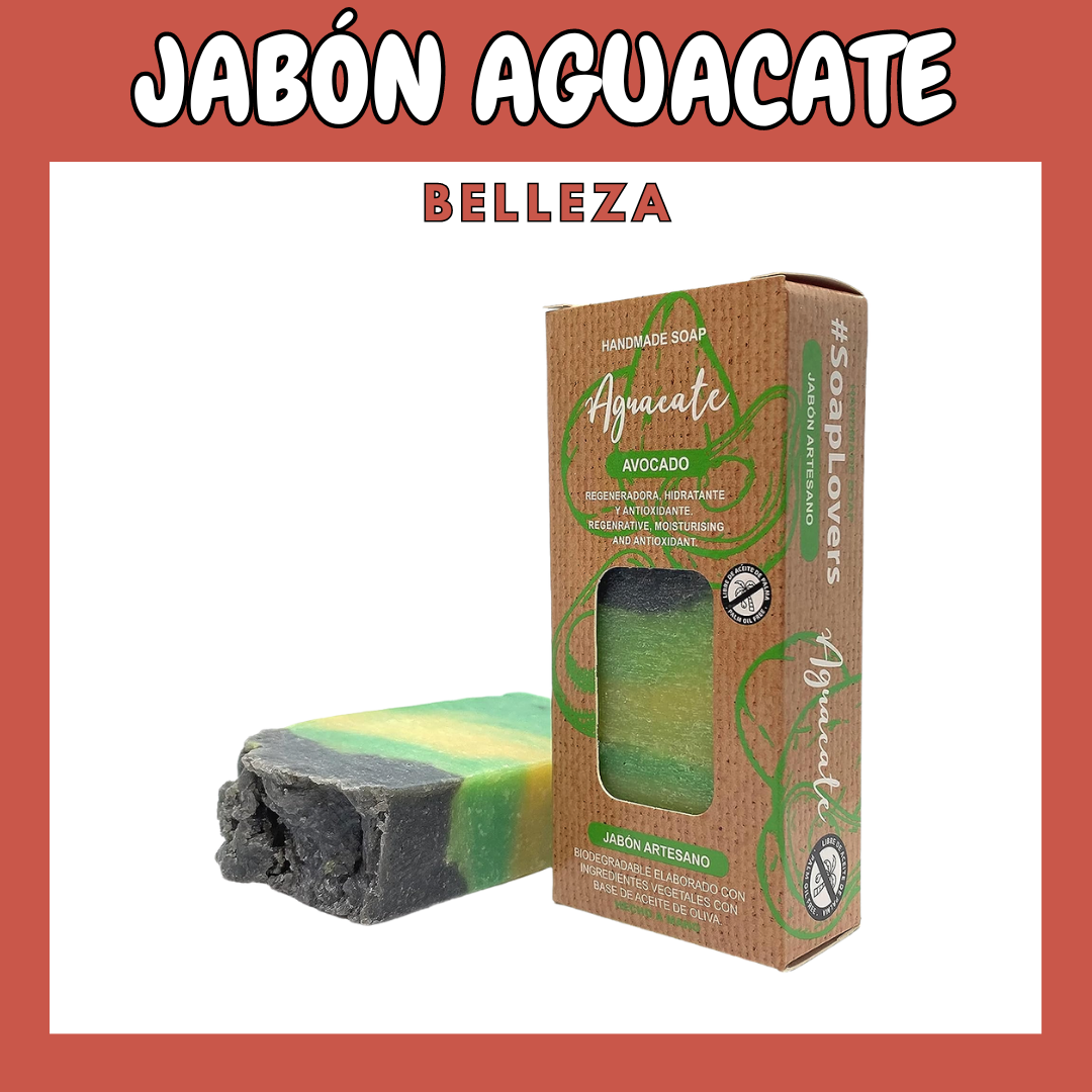 Jabón Artesano de Aguacate - Natural, Hidratante y Biodegradable